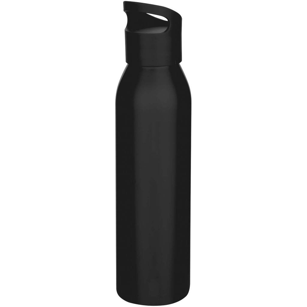 Sky jednościenna butelka na wodę o pojemności 650 ml wykonana ze stali nierdzewnej z recyklingu z certyfikatem RCS 100868 - Czarny