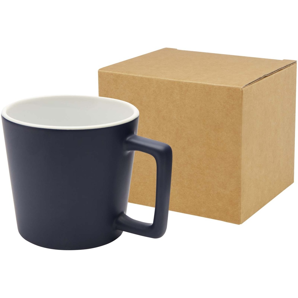 Cali Kubek ceramiczny o pojemności 370 ml z matowym wykończeniem 100900 - Granatowy