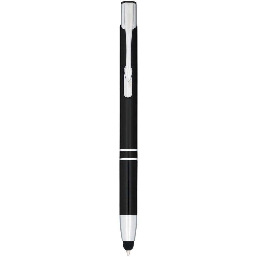 Długopis ze stylusem Moneta 107298 - Czarny