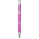 Moneta długopis z aluminium z recyklingu 107822 - Magenta