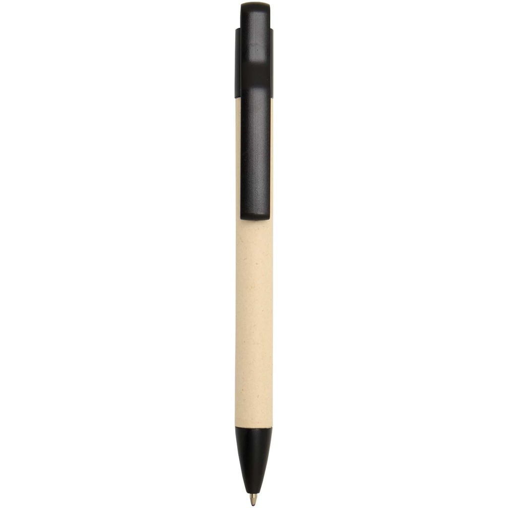 Liliana długopis z papieru trzcinowego (niebieski tusz) 107983 - Czarny