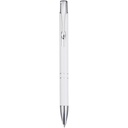 Moneta długopis z aluminium z recyklingu 107984 - Biały