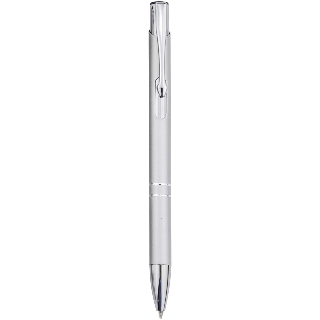 Moneta długopis z aluminium z recyklingu 107984 - Srebrny