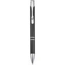 Moneta długopis z aluminium z recyklingu 107984 - Czarny