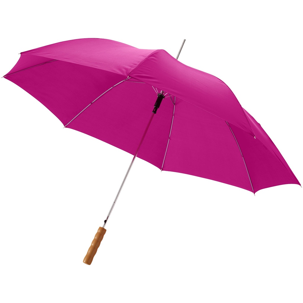 Parasol automatyczny Lisa 23'' z drewnianą rączką 109017 - Magenta