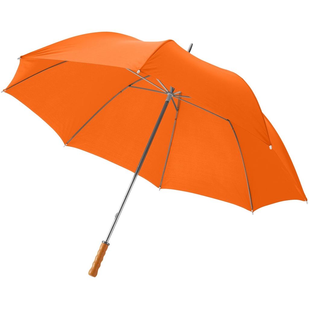Parasol golfowy Karl 30'' z drewnianą rączką 109018 - Pomarańczowy