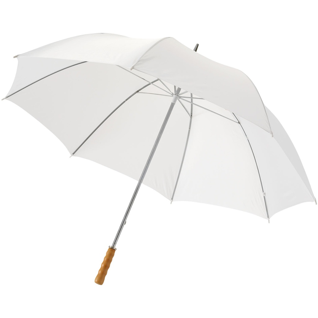 Parasol golfowy Karl 30'' z drewnianą rączką 109018 - Biały