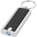 Brelok z latarką Castor 118012 - Czarno-srebrny