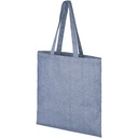 Torba na zakupy z recyklingu o gramaturze 210 g/m² Pheebs 120521 - Melanż niebieski