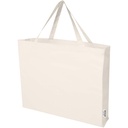 Odessa torba na zakupy z bawełny z recyklingu z certyfikatem GRS 220 g/m² 40L 120734 - Naturalny