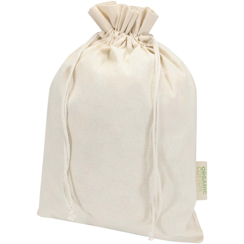 Odisha organiczna torba prezentowa z certyfikatem OCS o gramaturze 140 g/m² — 42 x 30 cm 120798 - Naturalny