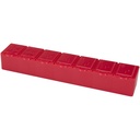 Dose 7-dniowy organizer na witaminy 126373 - Czerwony