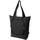Składana torba termiczna EcoFold z materiału RPET, o pojemności 15 l 130092 - Czarny