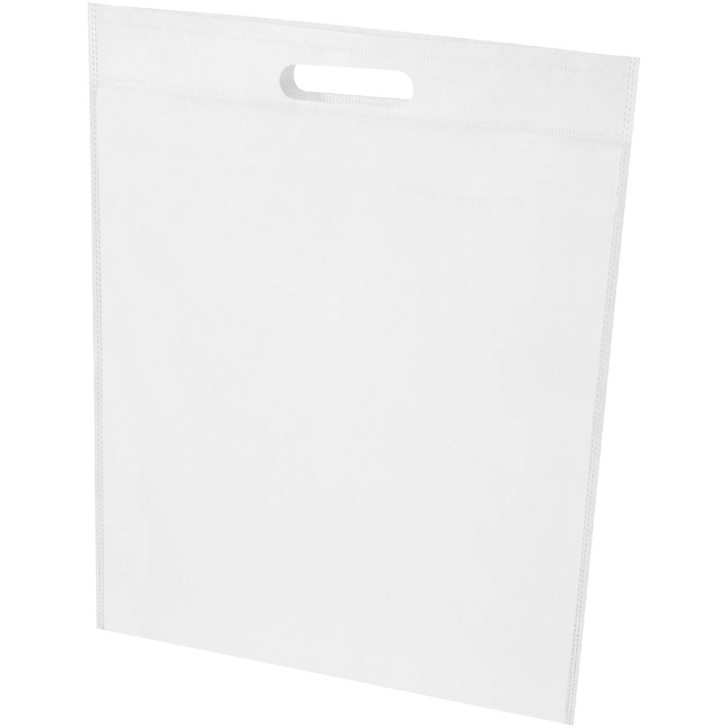 EcoSeal torba na zakupy o pojemności 5 l z włókniny z recyklingu z certyfikatem GRS 130103 - Biały
