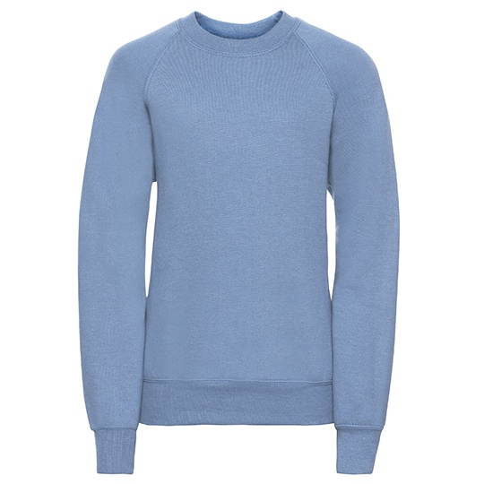 Bluza Klasyczna Czesana Bawelna Poliester Z762K - Sky