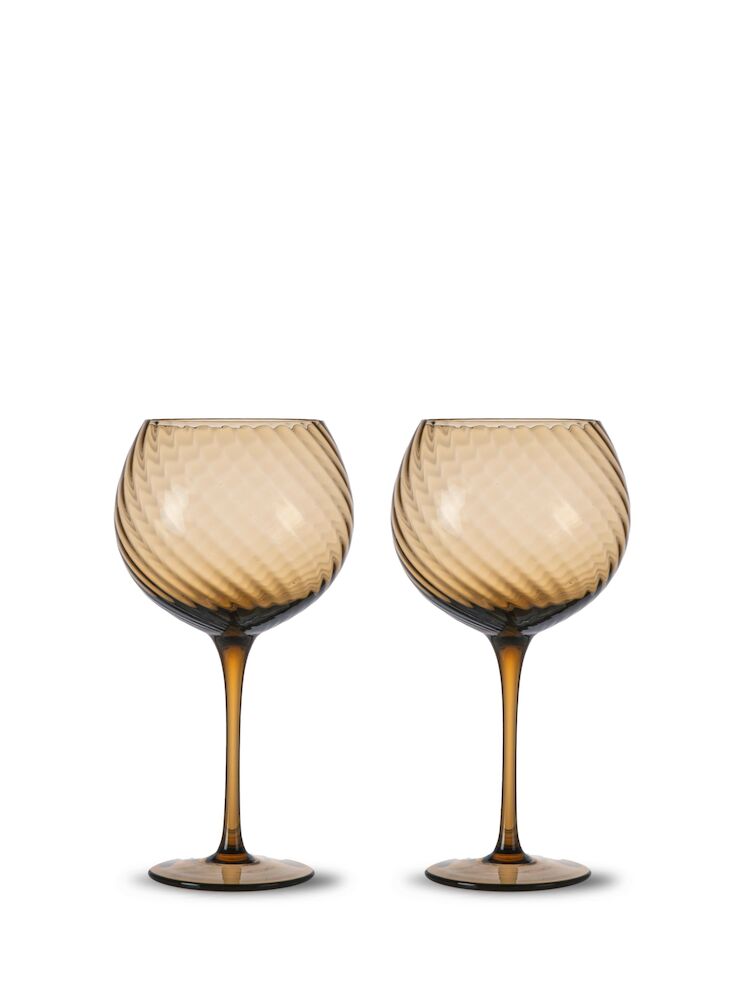 Kieliszek OPACITY do wina 2 szt 5281602504 - Brown