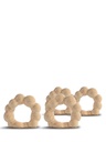 Akcesorium kuchenne Pierścień na serwetkę PORTO 4-szt 5228660703 - Beige
