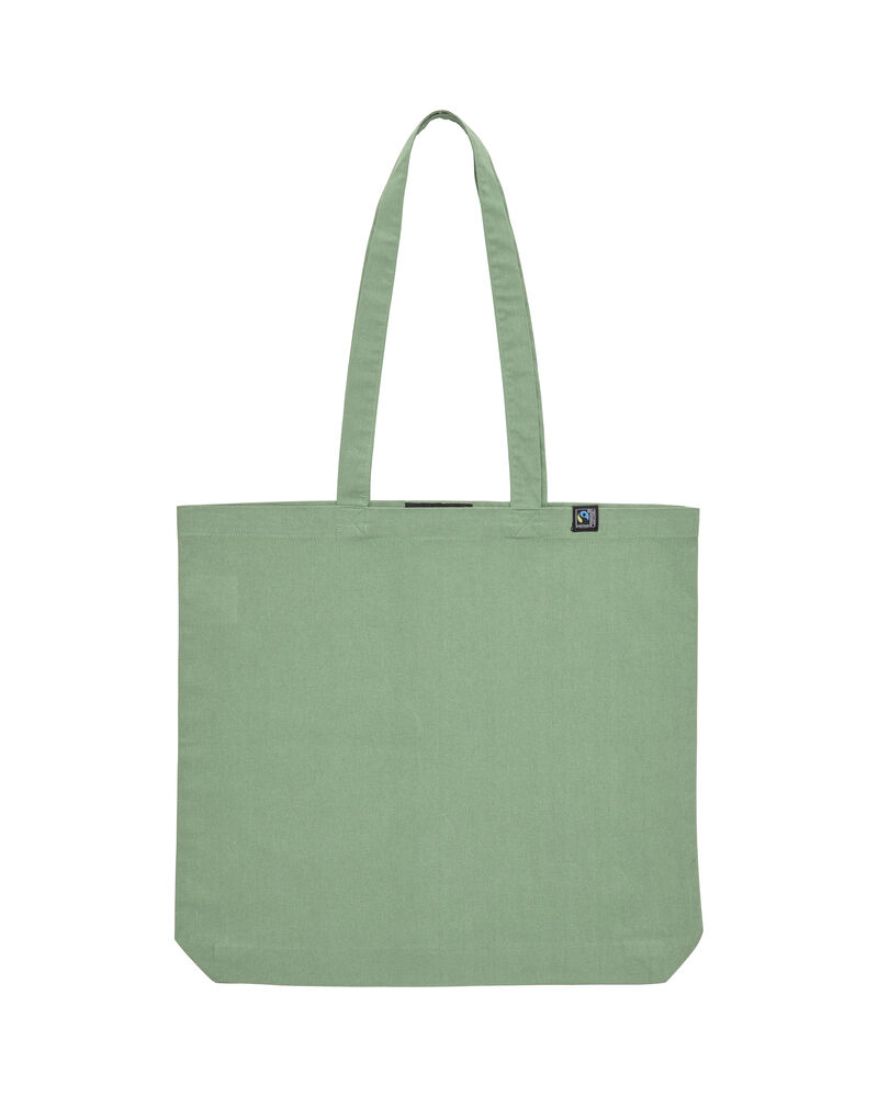 KEY TOTEBAG (GOTS) – DUSTY GREEN