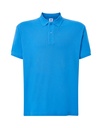 Koszulka Polo Klasyczna Bawelniana Pika JHK510 - Azure