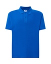Koszulka Polo Klasyczna Bawelniana Pika JHK510 - Royal Blue