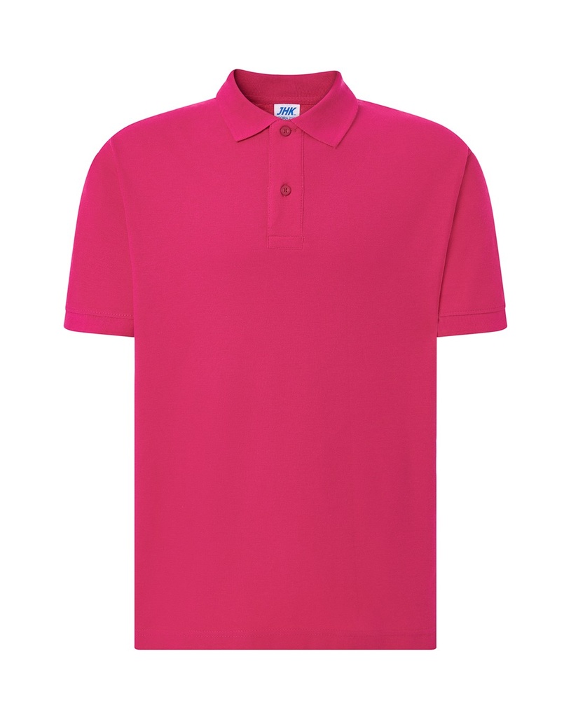 Koszulka Polo Klasyczna Bawelniana Pika JHK510 - Fuchsia