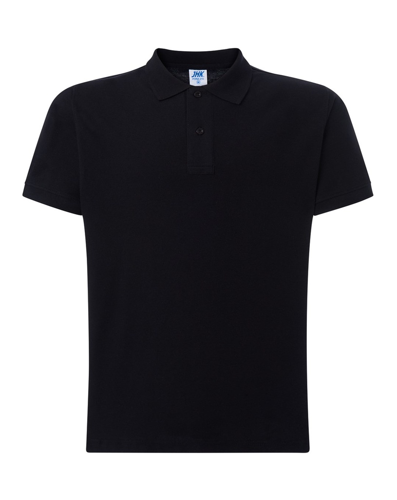 Koszulka Polo Klasyczna Bawelniana Pika JHK510 - Black
