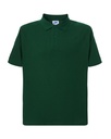 Koszulka Polo Klasyczna Bawelniana Pika JHK510 - Bottle Green
