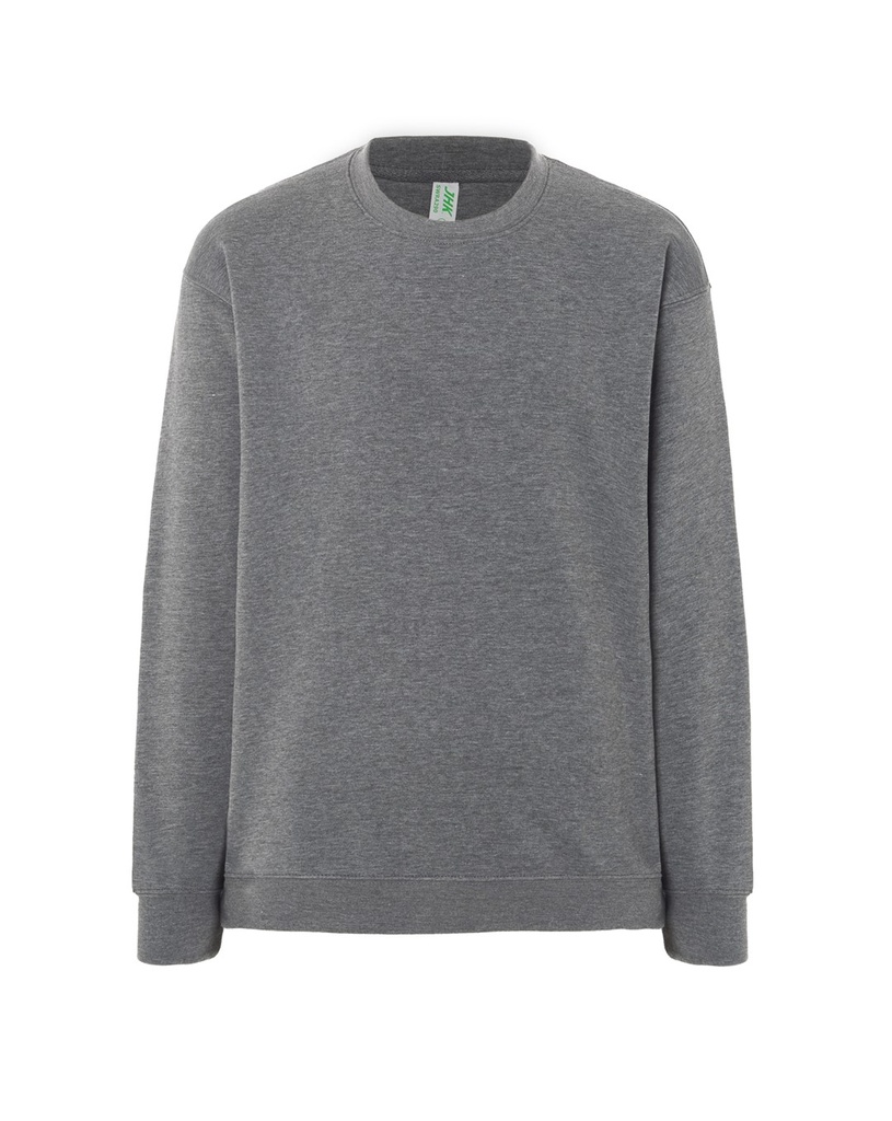 Bluza Unisex Klasyczna Poliester Bawelna JHK320 - Dark Grey Melange
