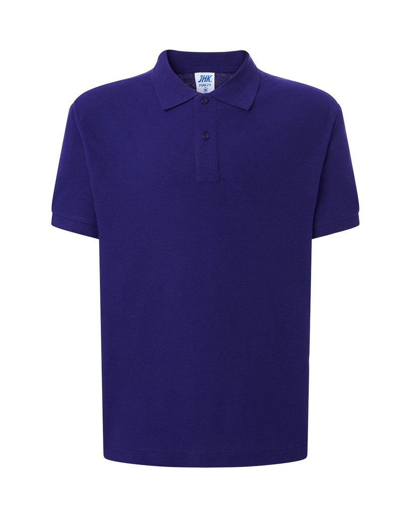 Koszulka Polo Klasyczna Bawelniana Pika JHK510 - Purple
