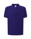 Koszulka Polo Klasyczna Bawelniana Pika JHK510 - Purple