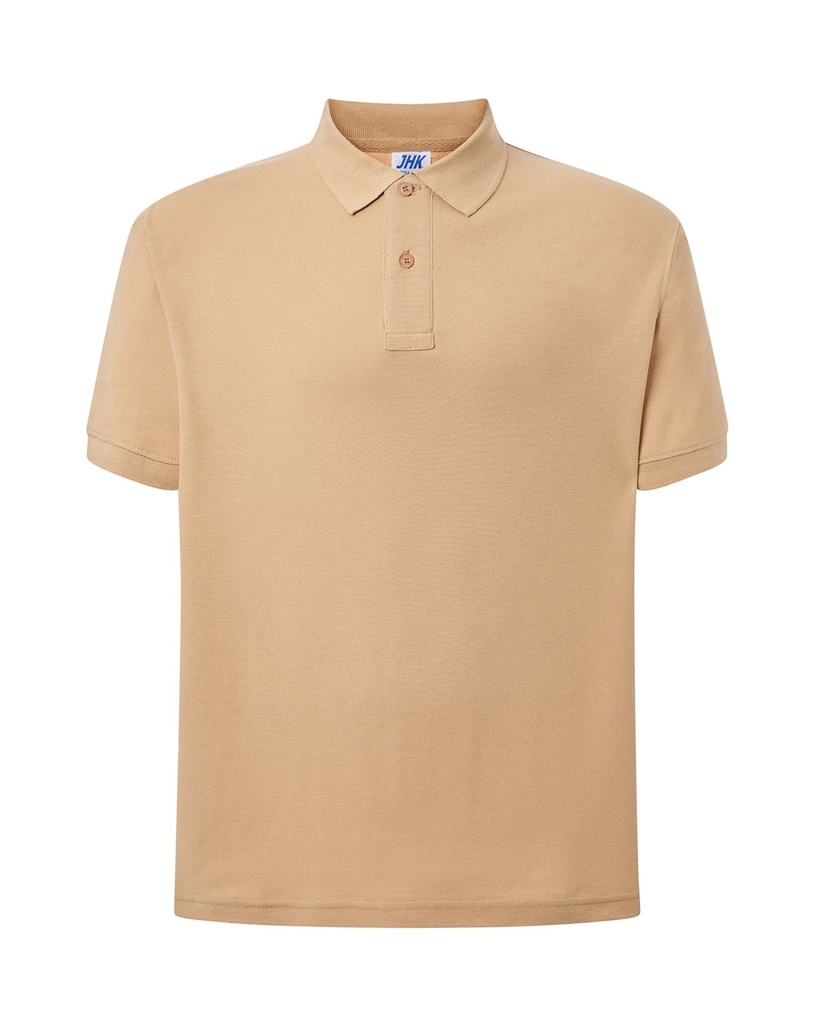 Koszulka Polo Klasyczna Bawelniana Pika JHK510 - Sand