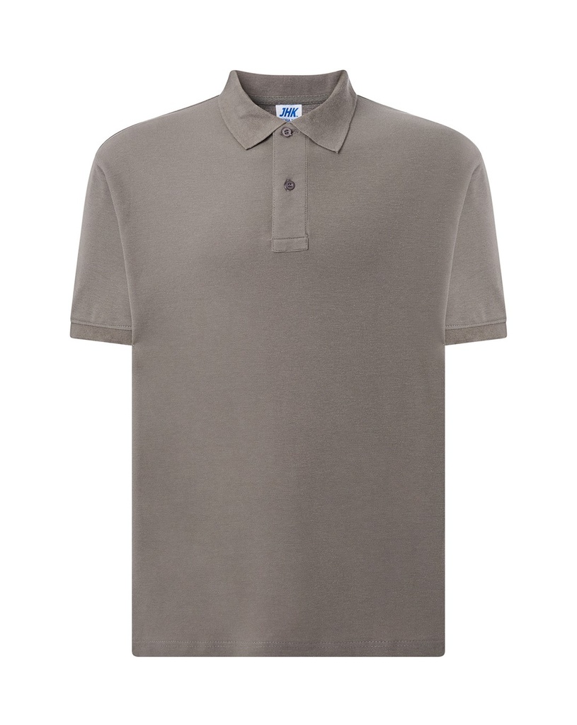 Koszulka Polo Klasyczna Bawelniana Pika JHK510 - Zinc