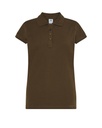 Koszulka Polo Damska Slim Bawelniana Pique JHK511 - Khaki