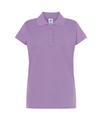 Koszulka Polo Damska Slim Bawelniana Pique JHK511 - Lavender