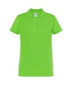 Koszulka Polo Damska Slim Bawelniana Pique JHK511 - Lime