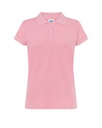 Koszulka Polo Damska Slim Bawelniana Pique JHK511 - Pink