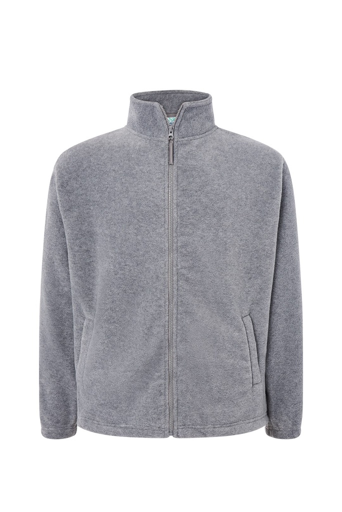 Meska Bluza Klasyczna Polarowa JHK800 - Grey Melange