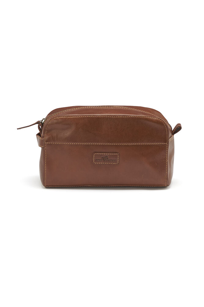 LEATHER LINE TOILET CASE COGNAC ONE SIZE