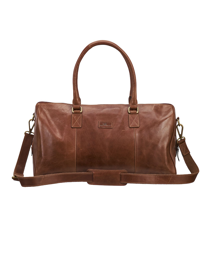 LEATHER LINE TRAVELBAG – COGNAC