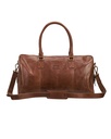 LEATHER LINE TRAVELBAG – COGNAC