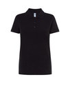 Koszulka Polo Damska Slim Bawelniana Pique JHK511 - Black