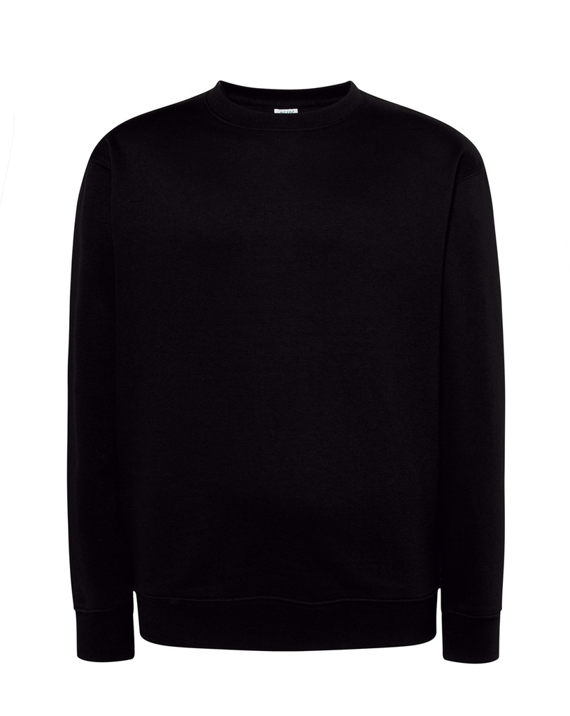 Bluza Unisex Klasyczna Poliester Bawelna JHK320 - Black