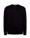 Bluza Unisex Klasyczna Poliester Bawelna JHK320 - Black