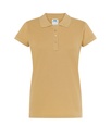 Koszulka Polo Damska Slim Bawelniana Pique JHK511 - Sand