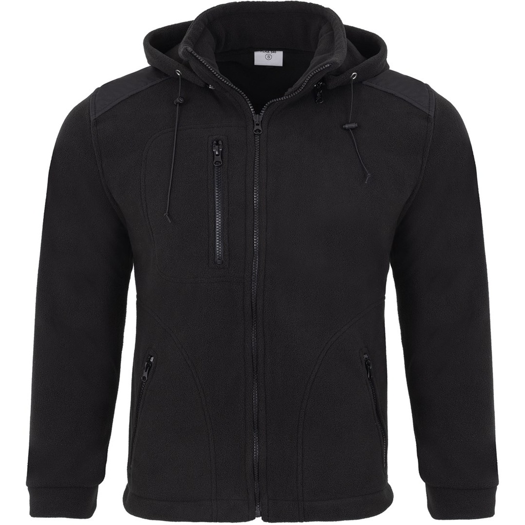 Polar meski FLRA 340 FLRA 340 RD/BK FLRA 340 BUS HOOD - Black/Black
