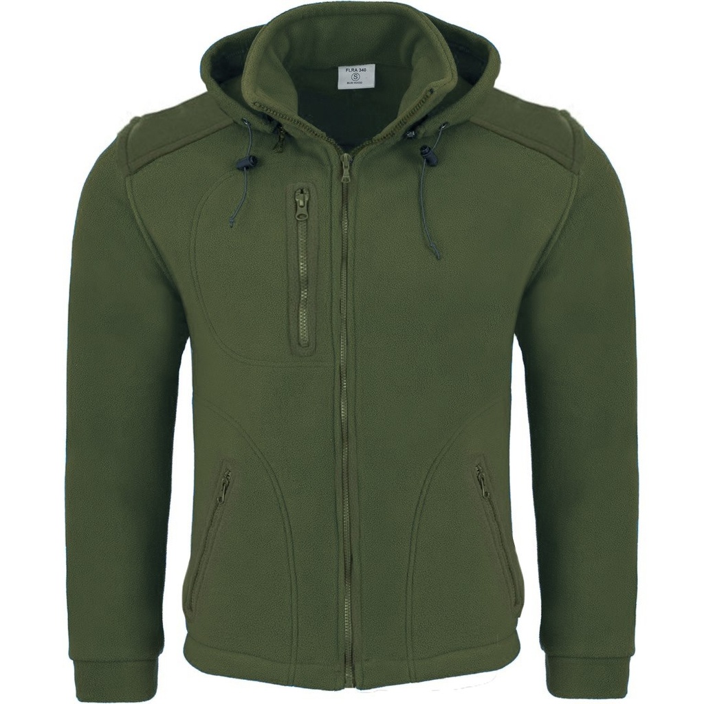 Polar meski FLRA 340 FLRA 340 RD/BK FLRA 340 BUS HOOD - Khaki/Khaki