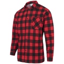 T-shirt Bawełniany KOSZULA FLANELOWA - CZERWONA
