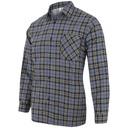 T-shirt Bawełniany KOSZULA FLANELOWA - SZARA