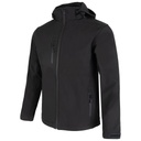 Bluza z Kapturem Rozpinana Poliestrowa MOONTEX SOFTSHELL KING - Black