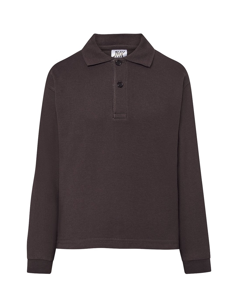 Koszulka Polo Dziecięca PKID 210 LS - Graphite